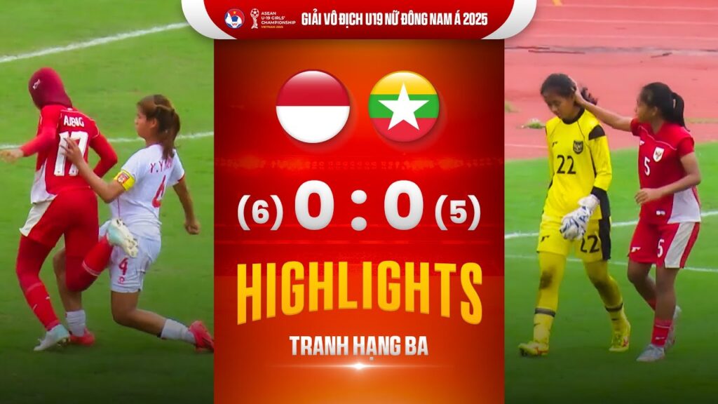 U19 Indonesia Hạ U19 Myanmar 6-5 Qua Loạt Penalty Căng Thẳng