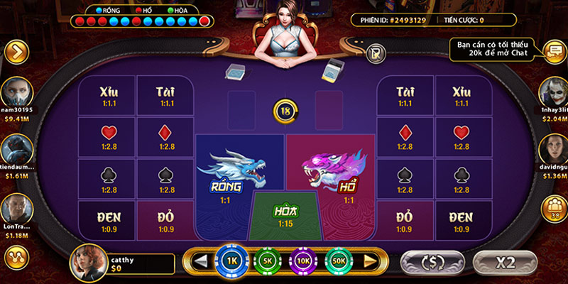 Rồng Hổ Online Bongvip